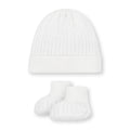 Organic Sweater Beanie and Bootie Set