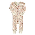 GOTS Certified Organic Cotton Zippy - Checkered Bear