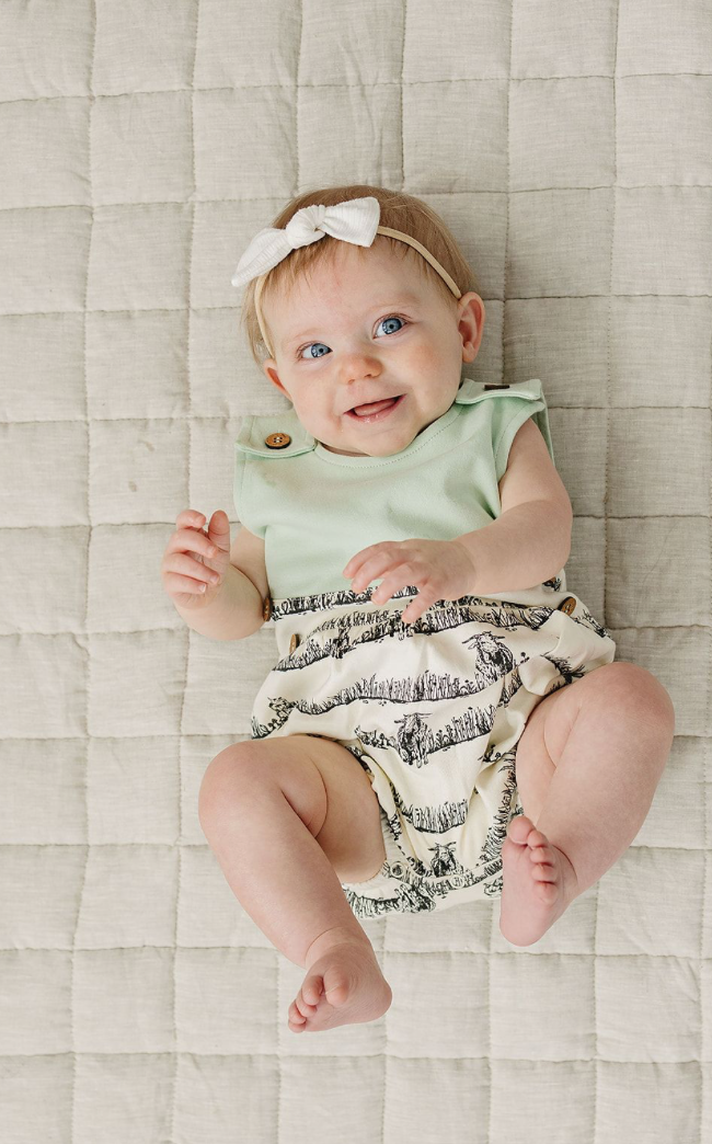 GOTS Certified Organic Cotton Bubble Romper - Billie & Kid