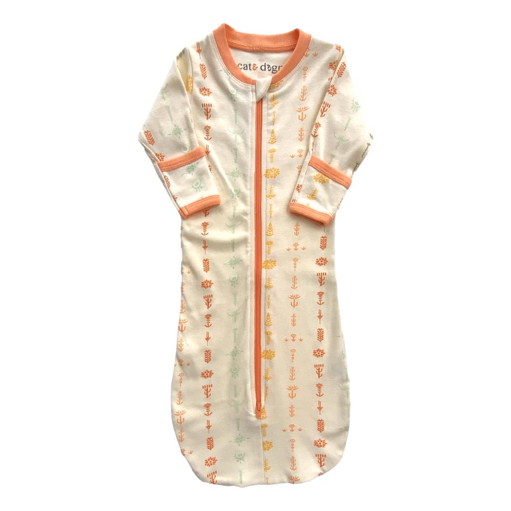 GOTS Certified Organic Cotton Sleepsack - Boho Floral