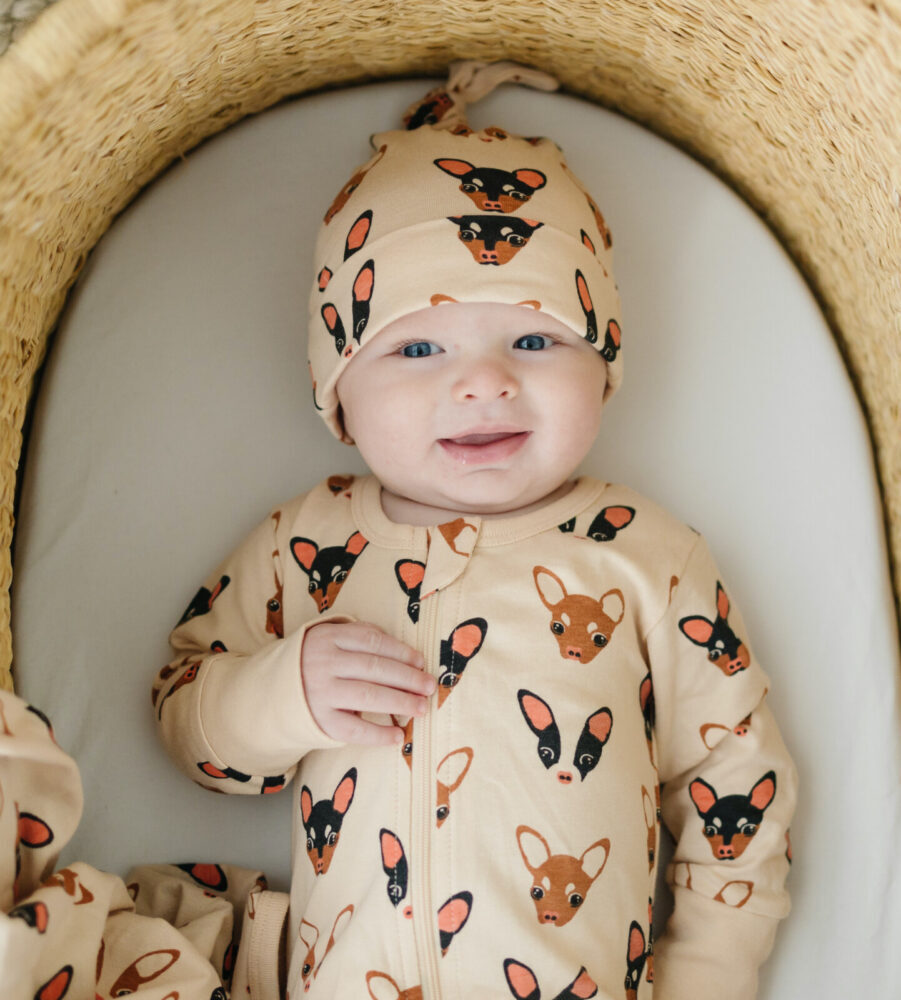GOTS Certified Organic Cotton Hat - Chihuahua