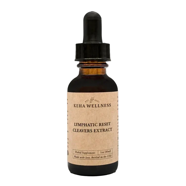 Lymphatic Reset — Cleavers Tincture | Organic Herbal Lymphatic Support
