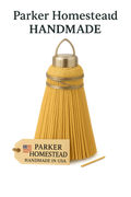 American Made Traditional Amish Broomcorn Cake Tester. 6"inch overall 3.5" tester