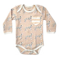 Organic Cotton Long Sleeve Bodysuit - Dalmatian