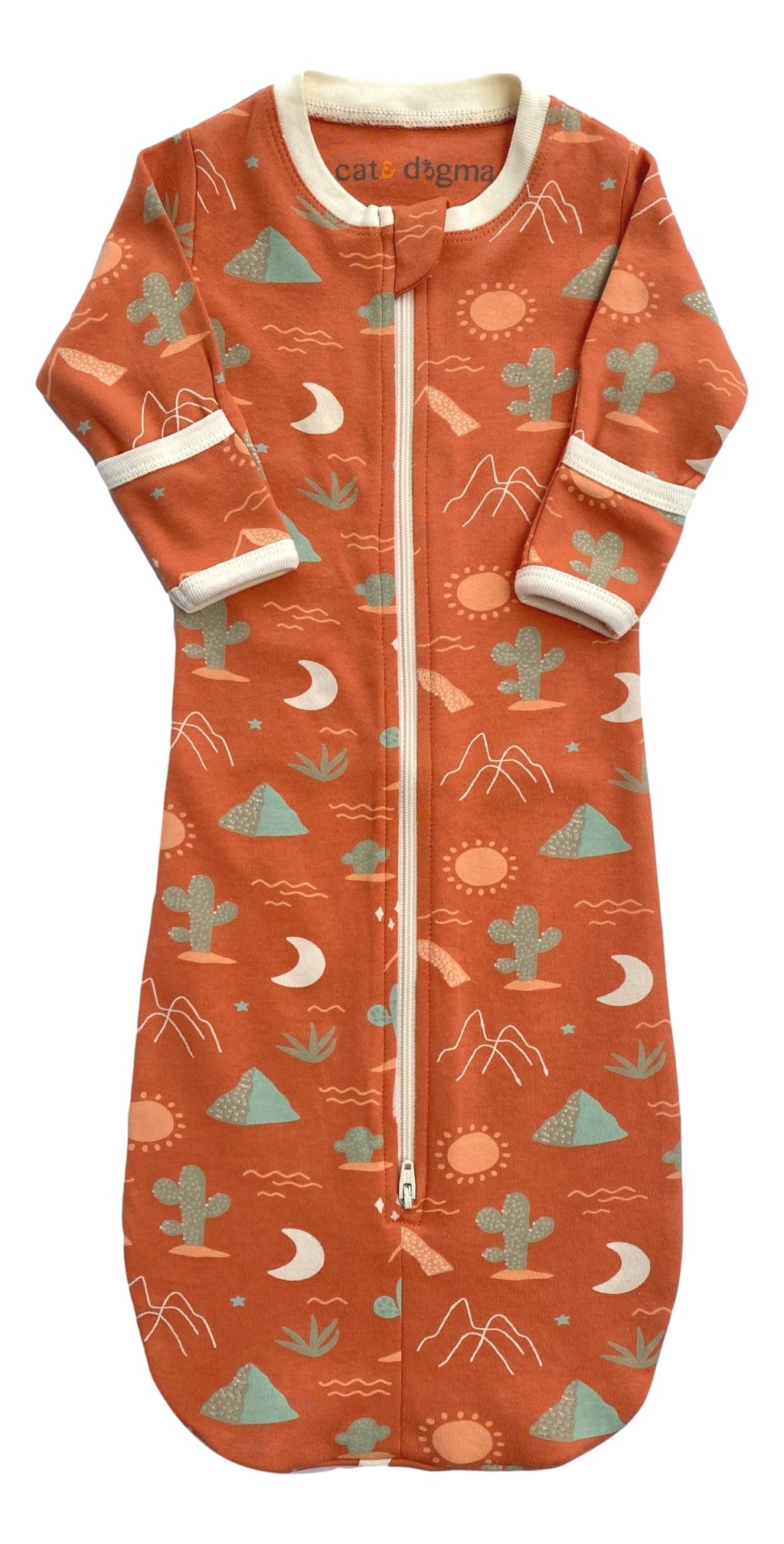 GOTS Certified Organic Cotton Sleepsack - Desert