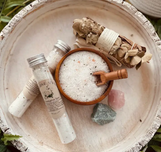 Eucalyptus Spa Herbal Bath Salt Tubes