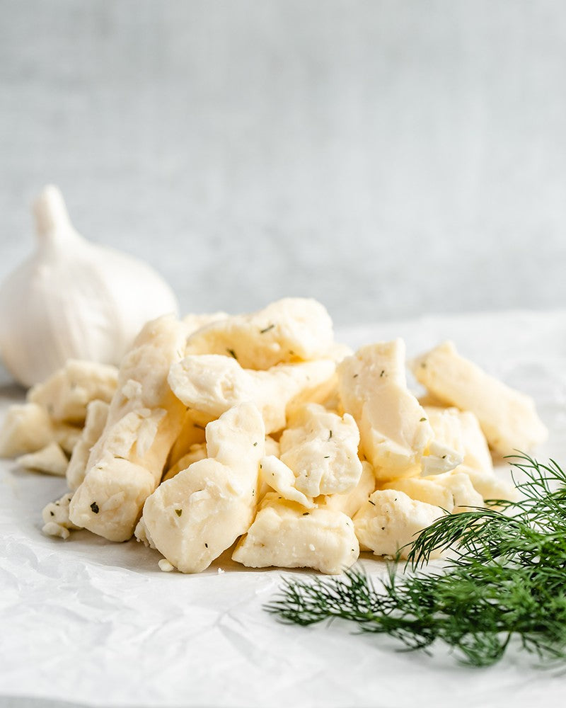 Cheese Curds - White Garlic & Dill