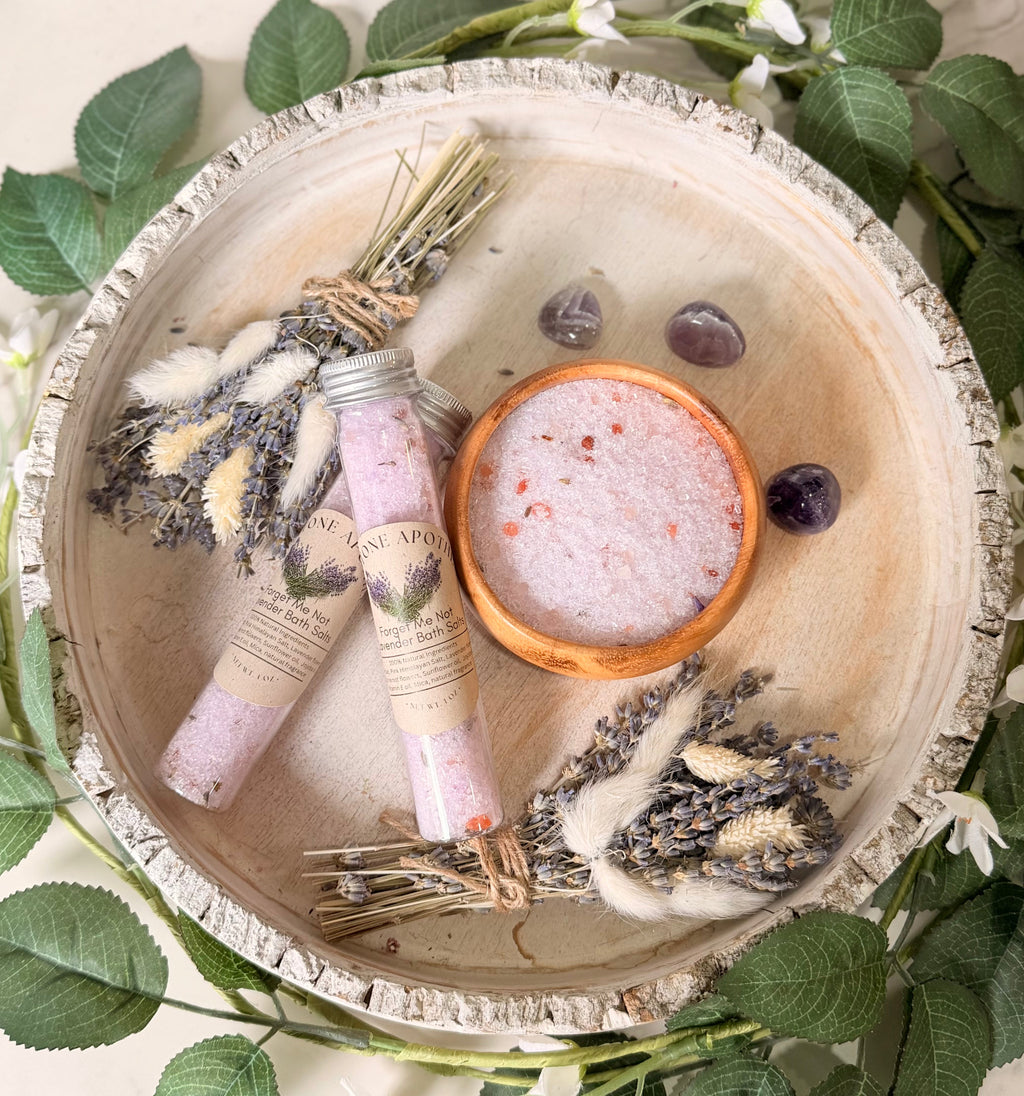 Forget Me Not Lavender Bath Salt Tubes