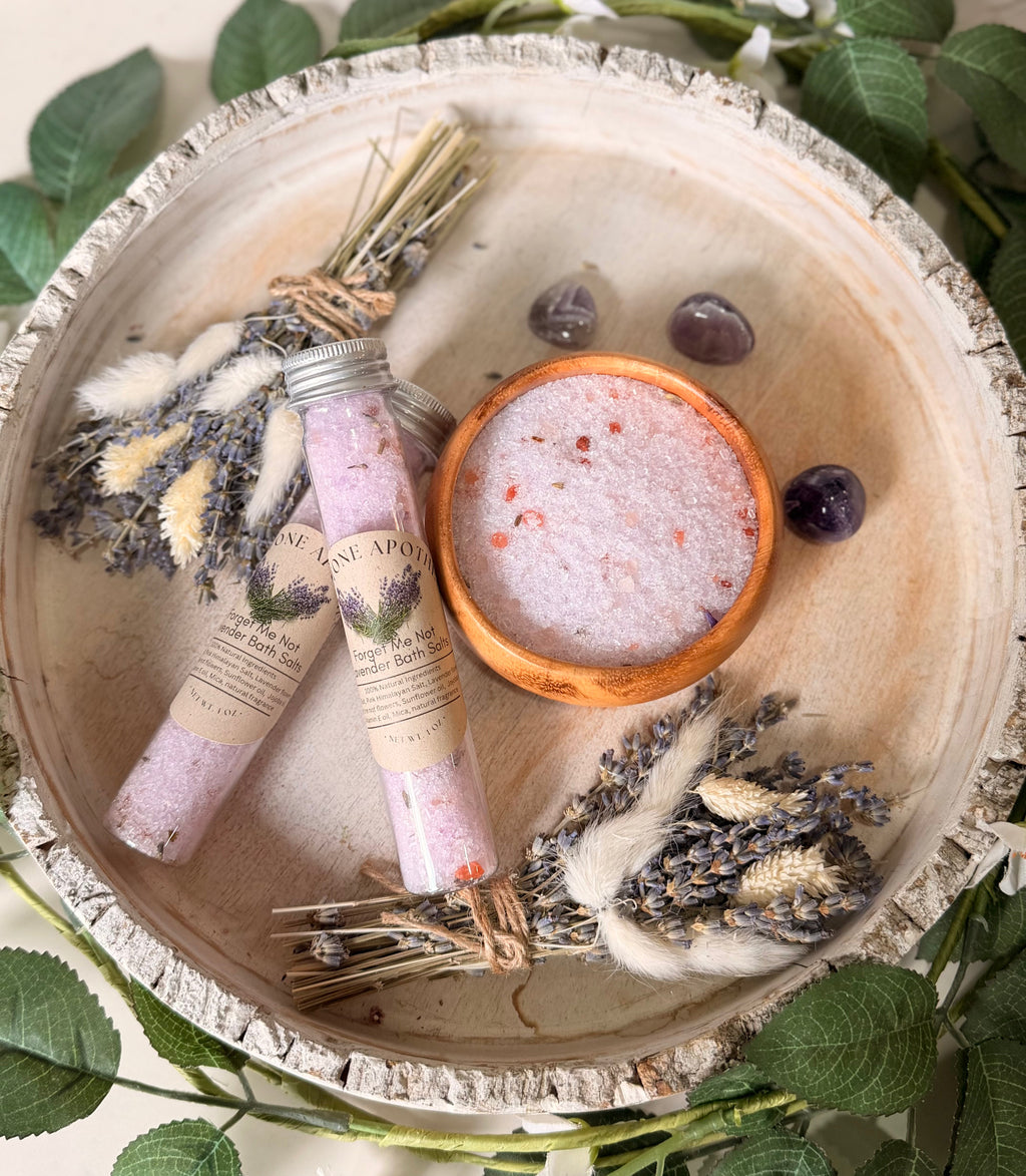 Forget Me Not Lavender Bath Salt Tubes
