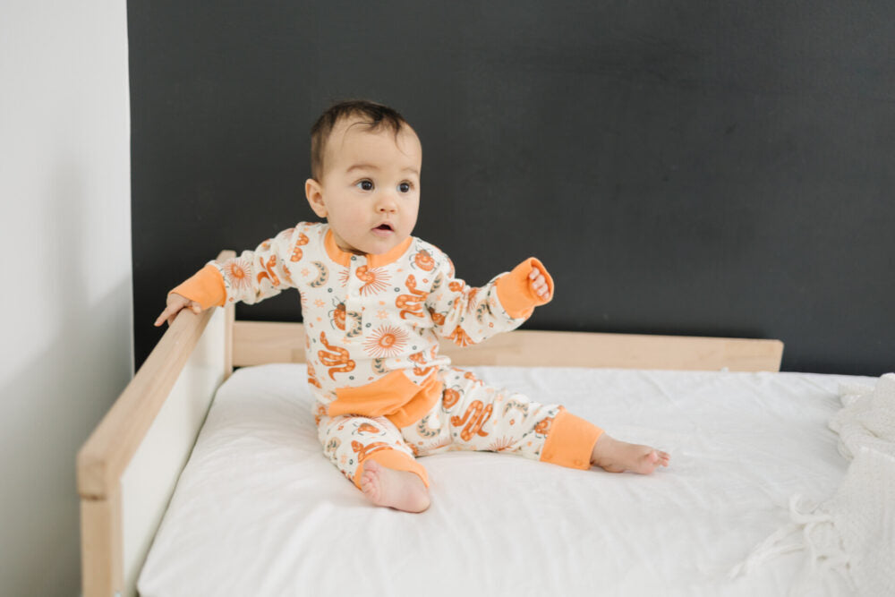GOTS Certified Organic Cotton Playsuit - Mystic Serpent