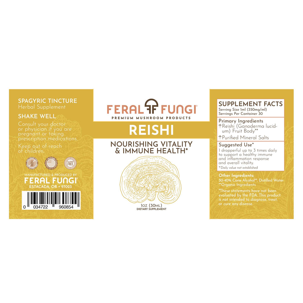 Reishi (Ganoderma lucidum) Spagyric Tincture