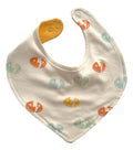 GOTS Certified Organic Cotton Bib - Smiley Bolts
