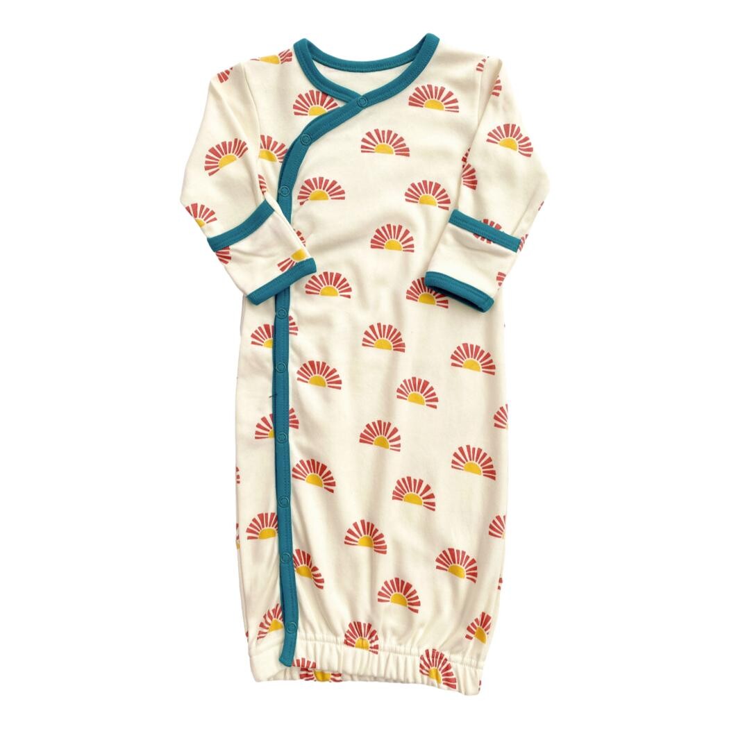 GOTS Certified Organic Cotton Gown - Sunrise