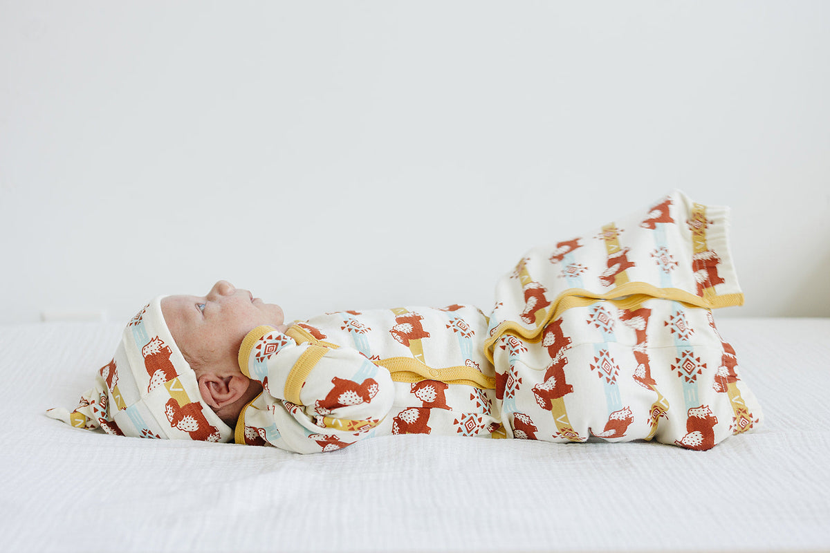 GOTS Certified Organic Cotton Gown - Aztec Pony