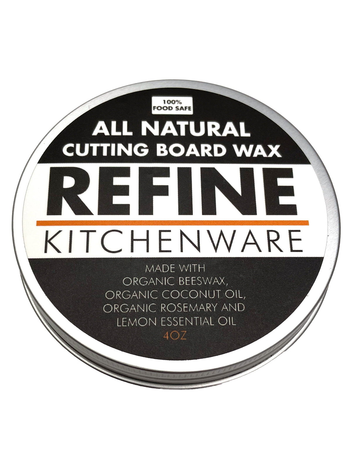 All Natural Cutting Board Wax, Handmade in the USA With Organic Coconut Oil and Organic Beeswax