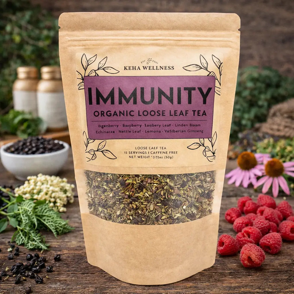 Elderberry & Echinacea — Organic Loose Leaf Herbal Tea