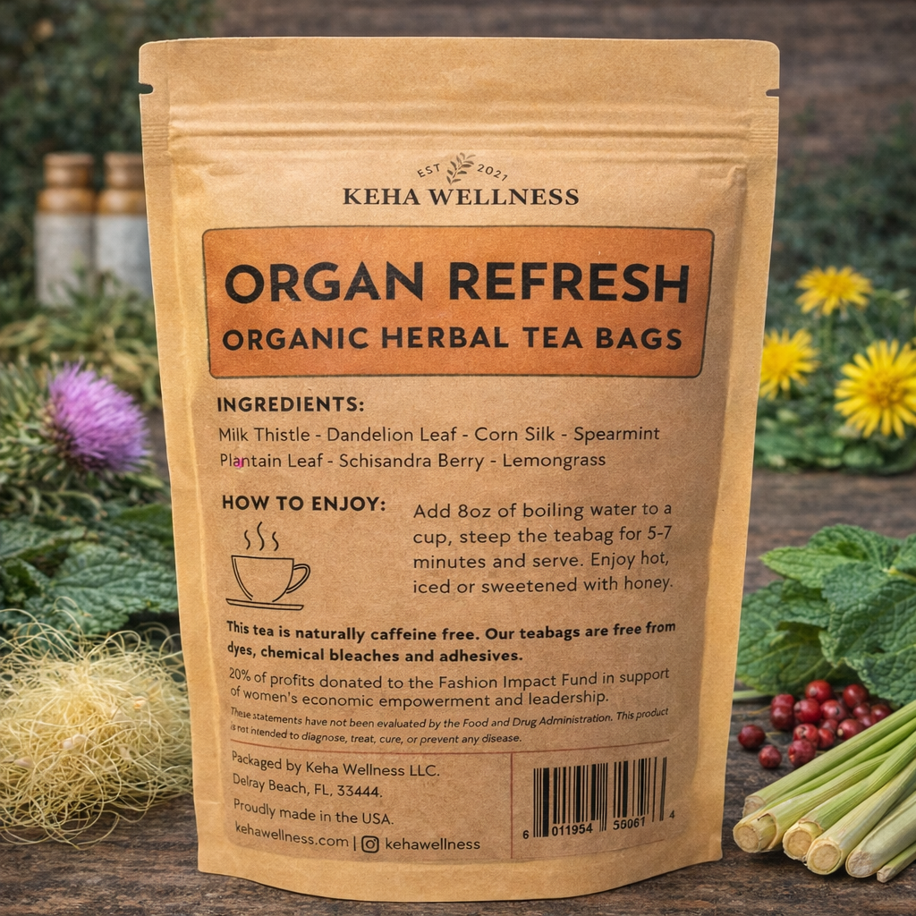Milk Thistle & Dandelion — Organic Herbal Tea Bags | Milk Thistle, Dandelion & Schisandra Blend