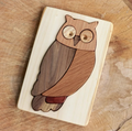 Natural Wood Owl Puzzle
