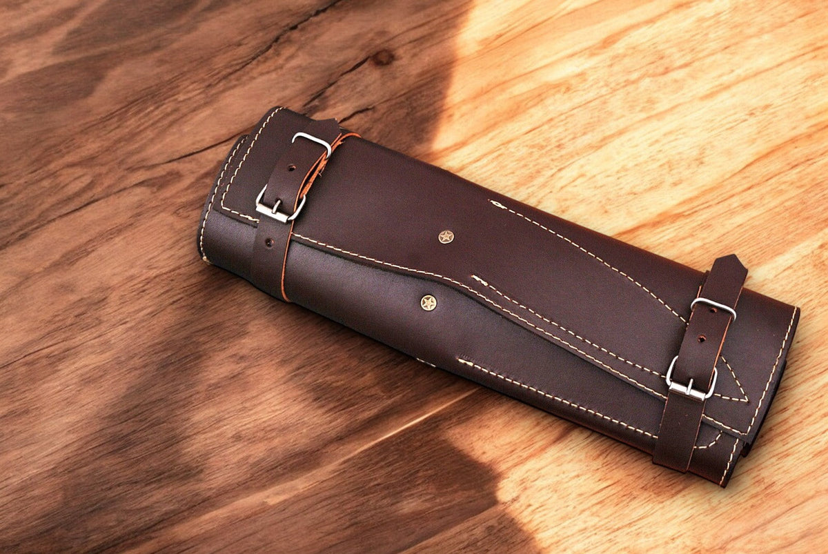 Premium Damascus Kitchen Knives Set – Handmade & Sharp