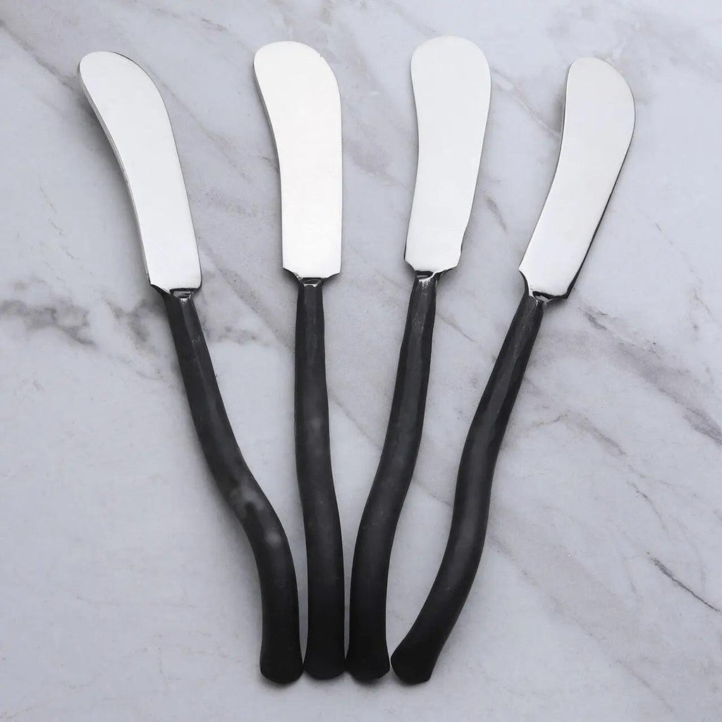Twig Butter Knives/Cheese Spreader 4 Pc. Set