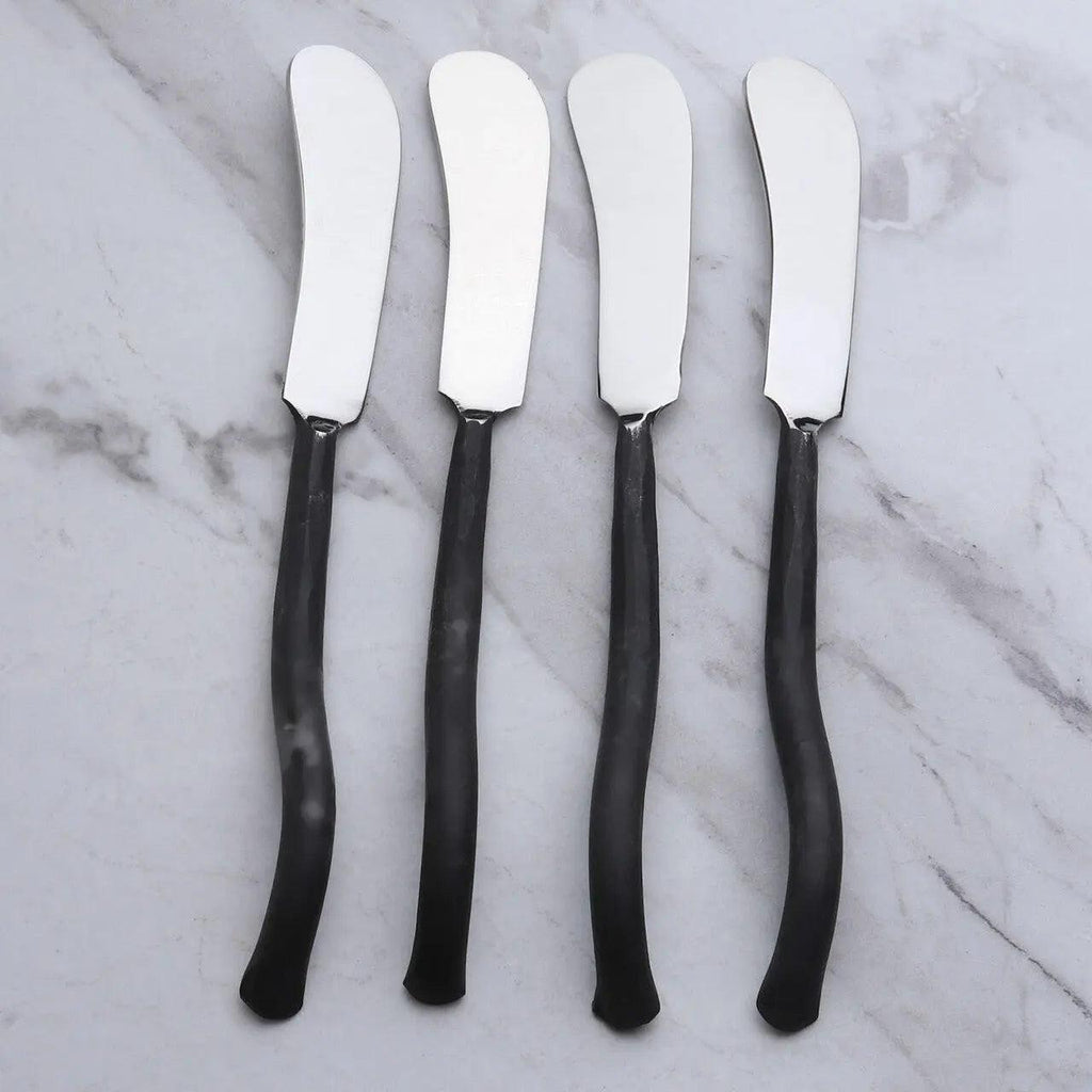 Twig Butter Knives/Cheese Spreader 4 Pc. Set